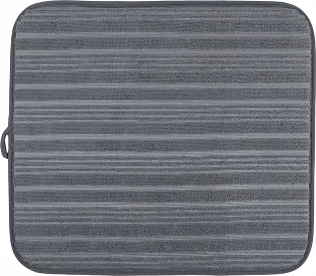 JVL Sesha Microfibre Dish Drying Mat in Grey