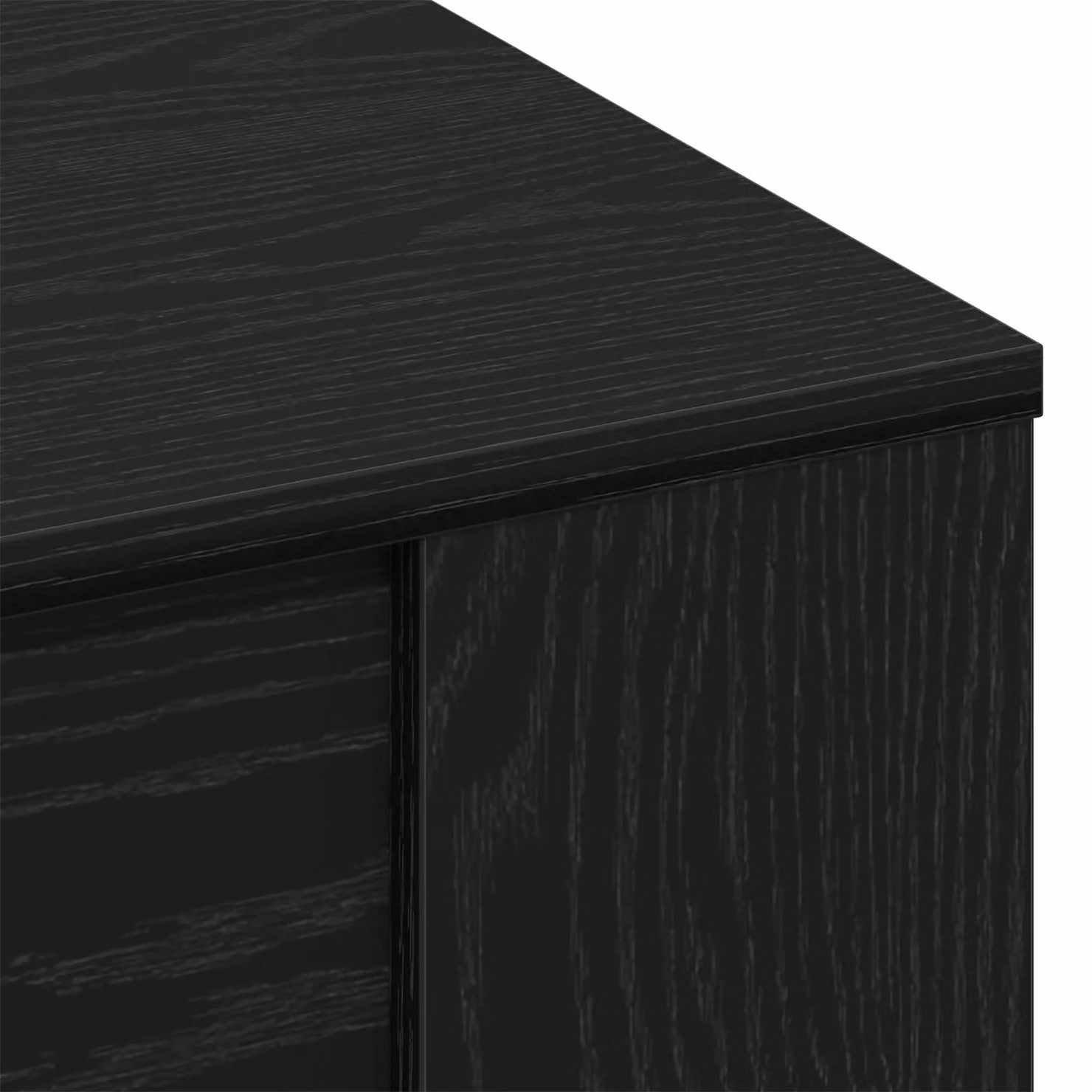 Berkfield Home Black Oak Coffee Table in Black, W/D/H: 102 x 55 x 45 cm – 3