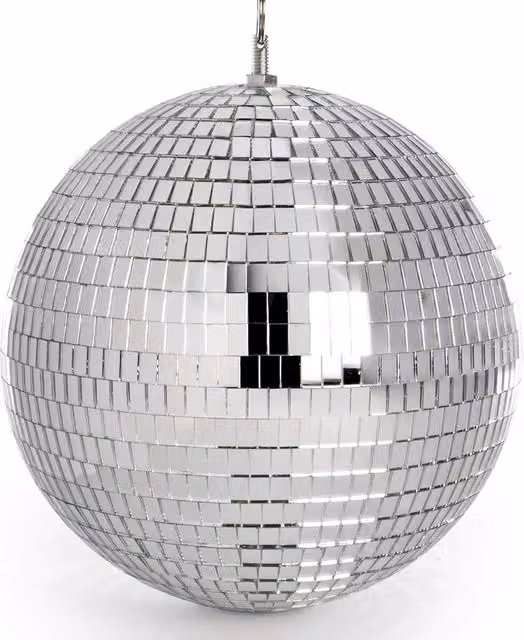 Magna Retail Silver Mirror Disco Ball, Diameter: 30 cm