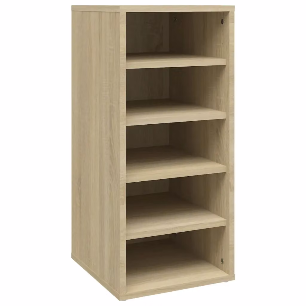 Berkfield Home Sonoma Oak Shoe Cabinet in Brown, W/D/H: 31.5 x 35 x 70 cm – 2