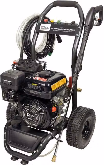 SIP TEMPEST CW-P 225AX Petrol Pressure Washer in Black, L60 x W60 x H90 cm – 1