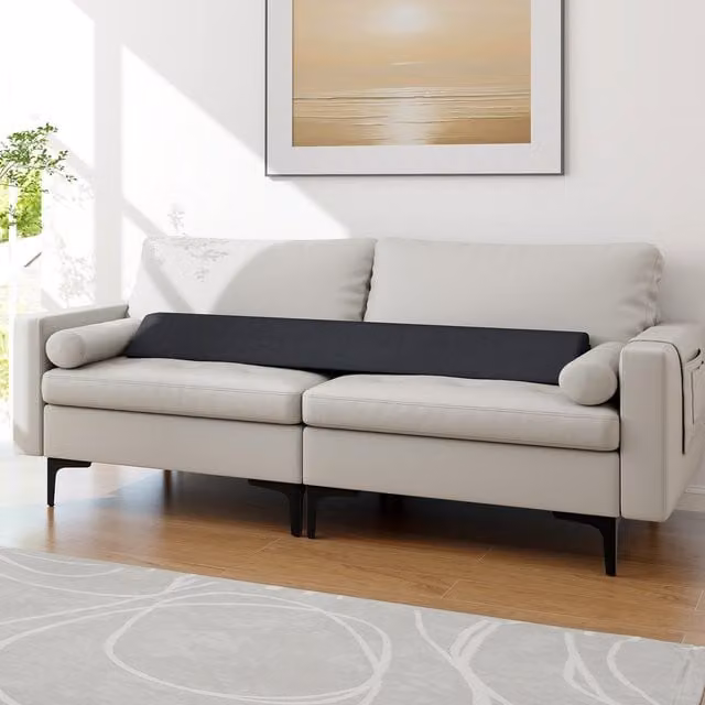 Costway Grey Foam Bed Wedge Pillow Mattress Gap Filler for Adults