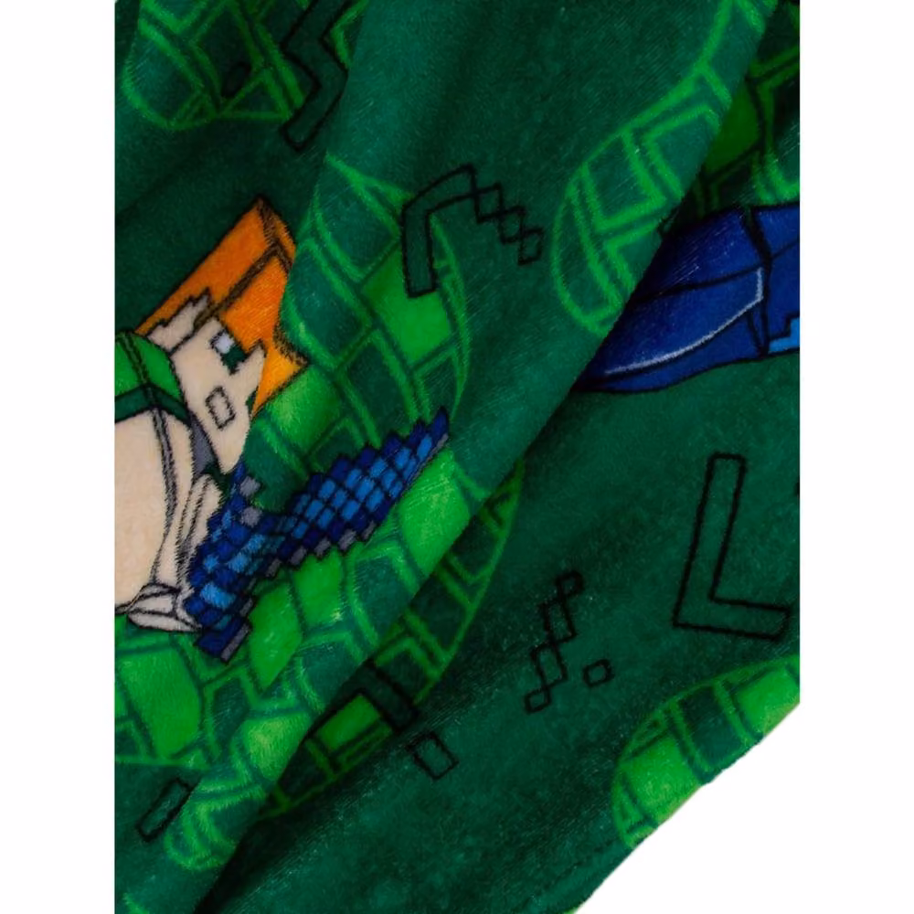 Minecraft Multicolour Fluffy Fleece Blanket for Children – 3