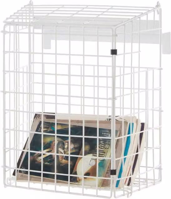House of Home White Letterbox Cage Pet Proof Mail Catcher