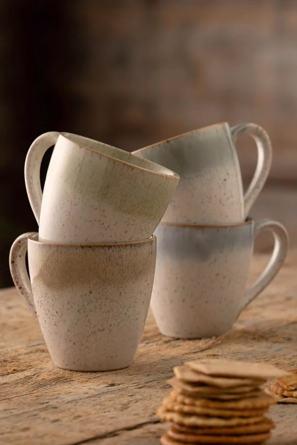 Belleek Living Tivoli 4 Piece Mug Set in Blue, Grey and Multicolour Bone China and Stoneware – 2
