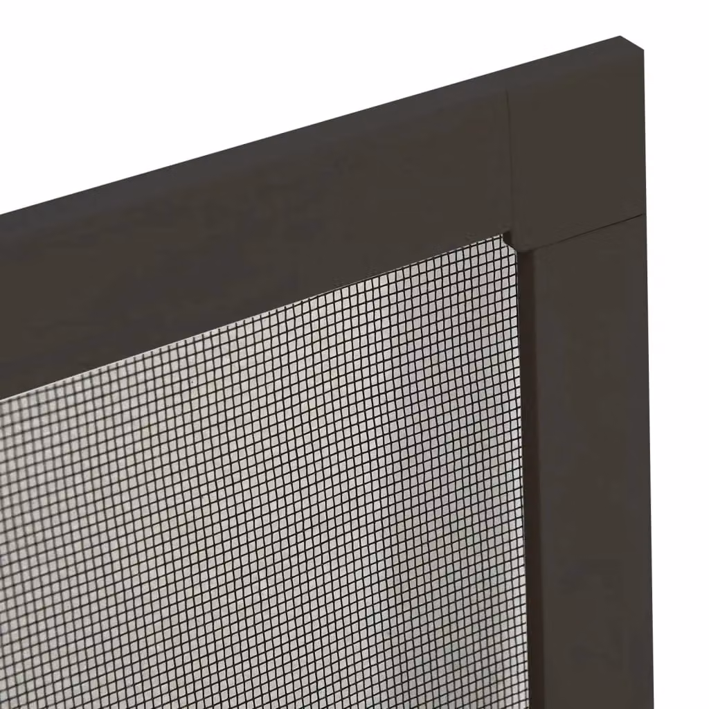 Berkfield Home Anthracite Insect Screen for Windows with Black Fibreglass Mesh, W: 80 cm, H: 100 cm – 4