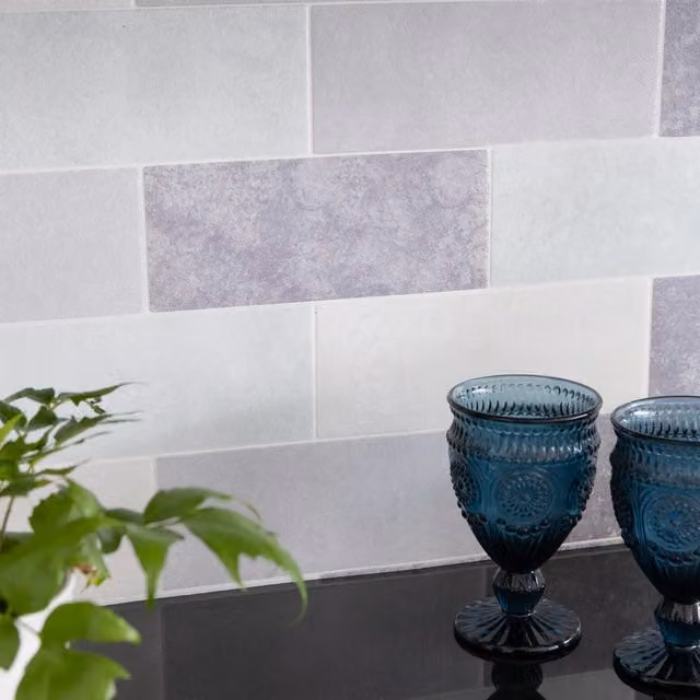 d-c-fix Grey Pastel Tiles Premium 3D Splashback Tile Wallpaper Roll