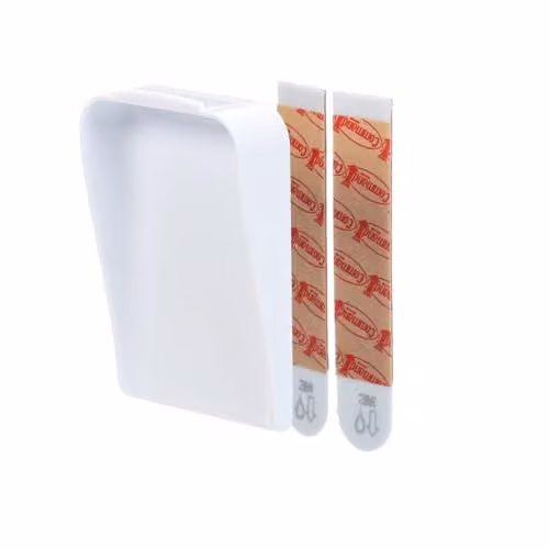 3M Command Jumbo Canvas Hanger in White with 1 Hook and 4 Adhesive Strips – 5