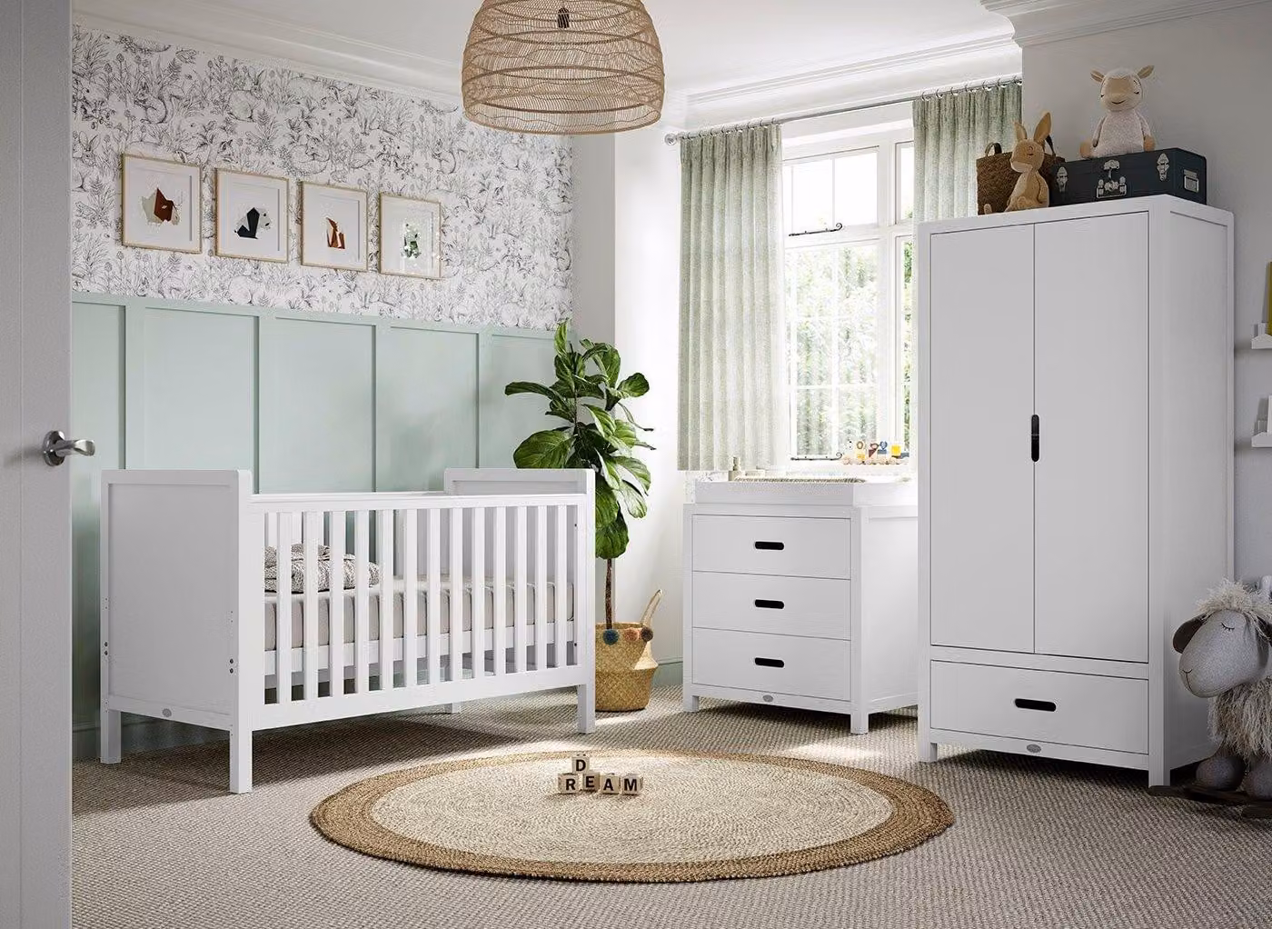 Silentnight Sleep Tight Set White Wooden Baby Mattress