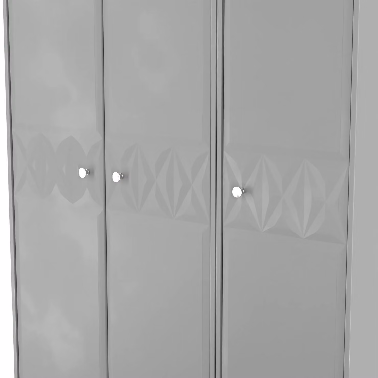 Ready Assembled 2 U Toledo 3 Door Wardrobe in Dark Grey – 2