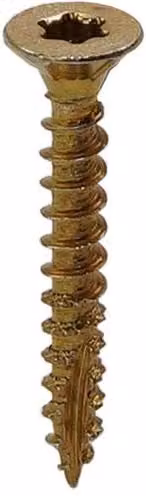 Vortex Tx High-Performance Torx Woodscrews, Gold, 4.0 x 40mm, Box of 200