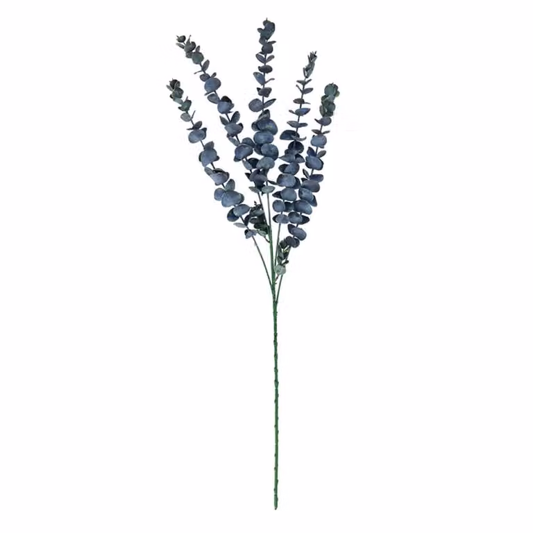 Lemon Pavilion Large Blue Eucalyptus Stem in Plastic, W25 x D25 x H79 cm