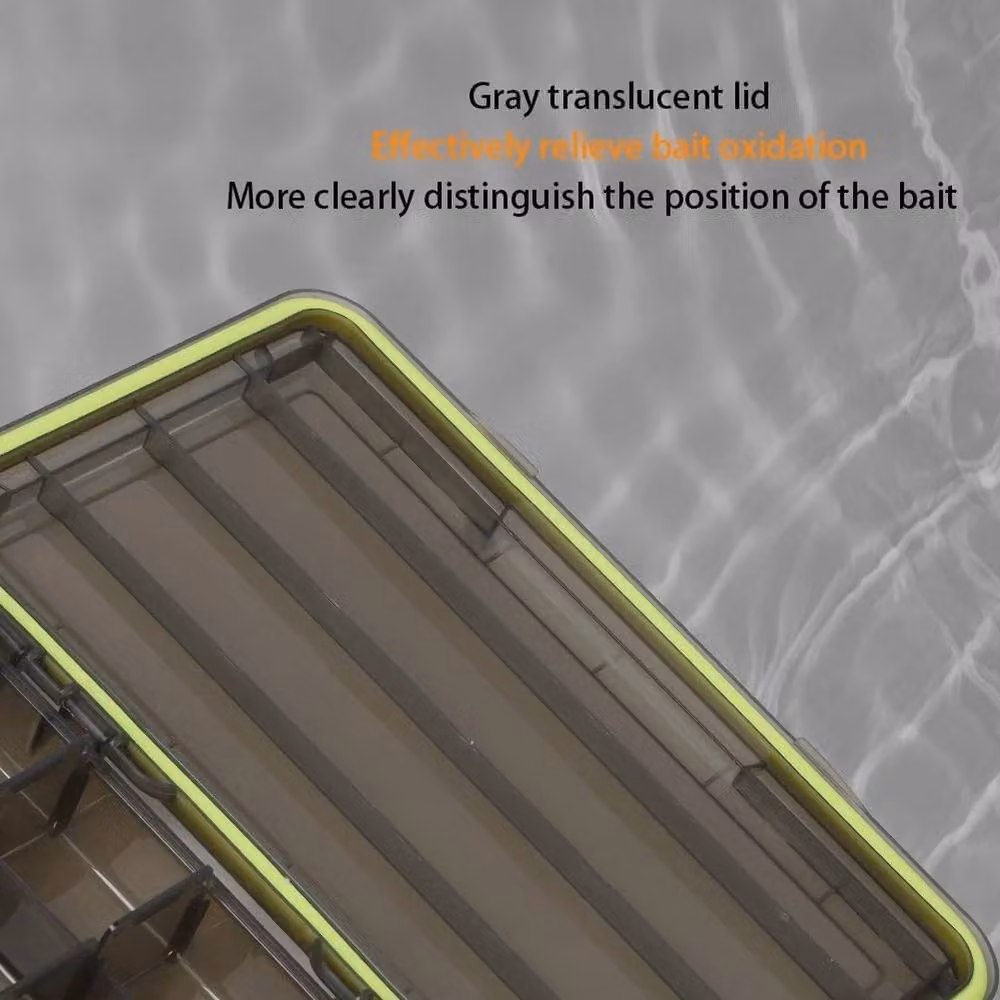 VOGREX Multicolour Plastic Fishing Tackle Box Organizer Tray for Floats, Rigs and Lures, Medium – 6