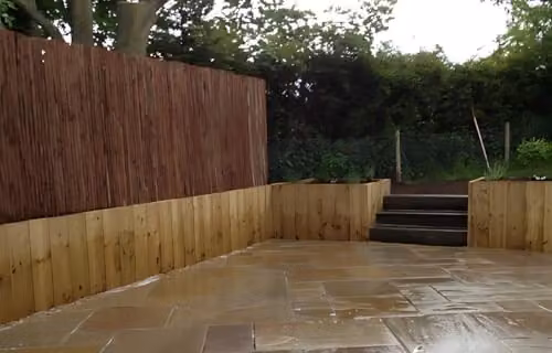 Papillon Natural Bark Fencing Screening Roll, Brown, W: 3.0 m, H: 1.5 m – 2