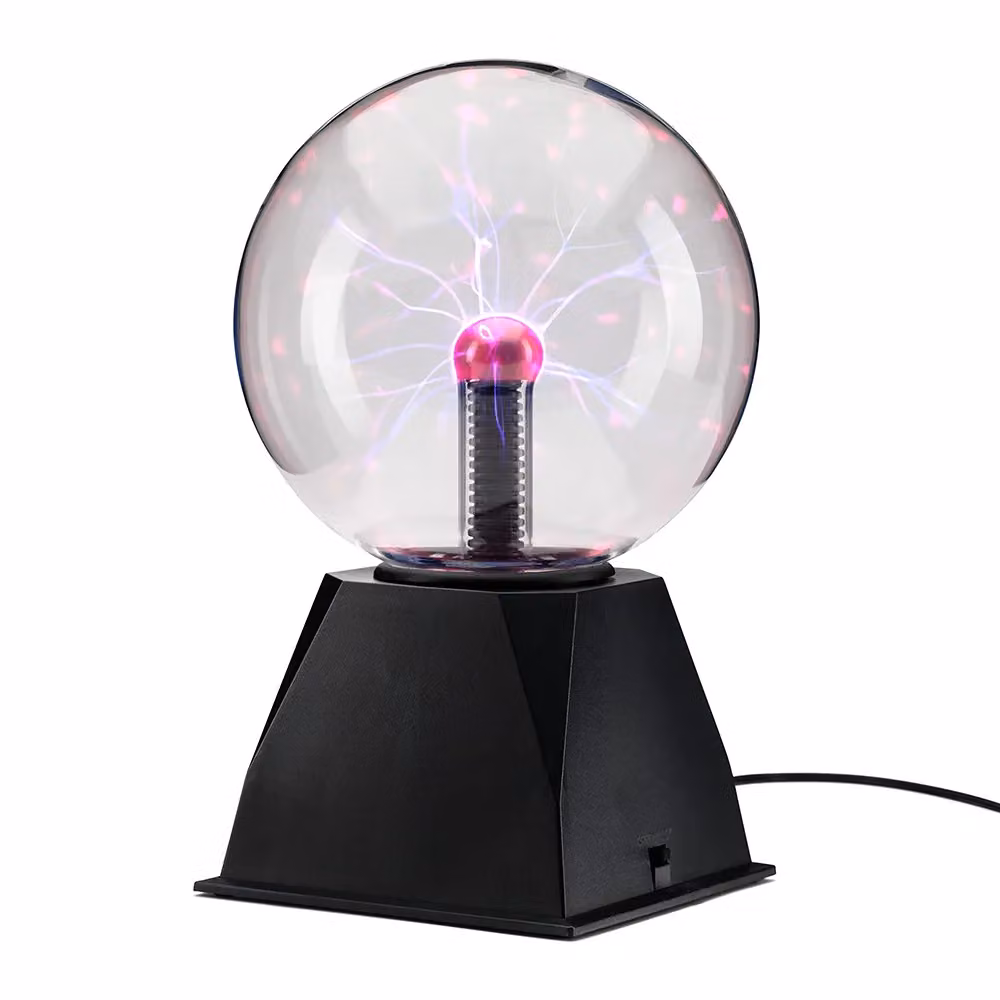 Menkind RED5 Black Touch-Responsive 6-Inch Plasma Ball Light Show – 2