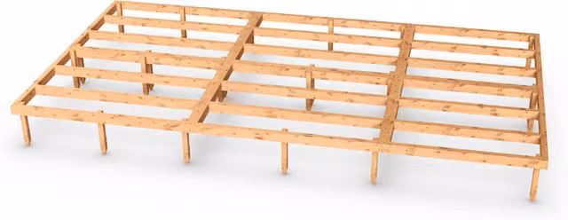 Empire Timber Shed Base, Green