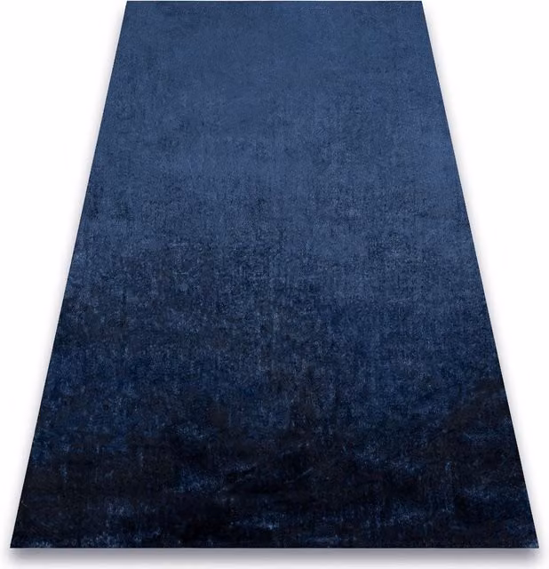 RugsX Viscose Rug in Blue, W: 140 cm, L: 190 cm