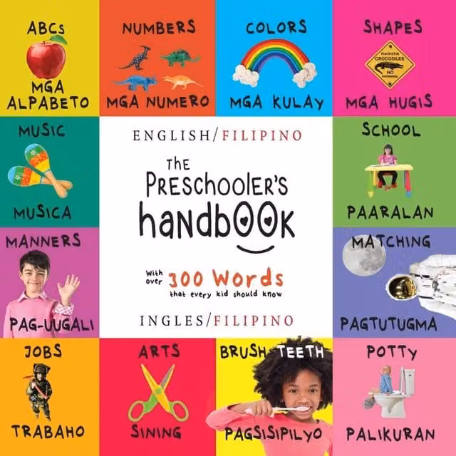 Dayna Martin The Preschooler's Handbook Bilingual English and Filipino Multicolour Paper Book