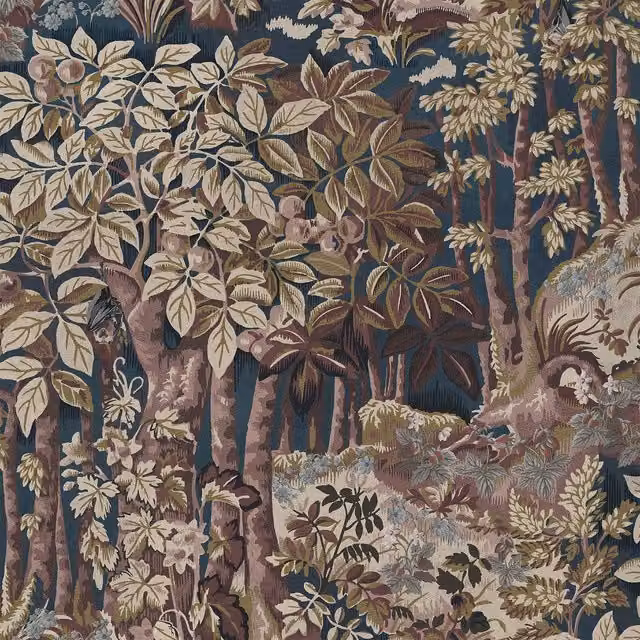 House of Hackney Nyxwood Floral Wallpaper Sample in Multicolour
