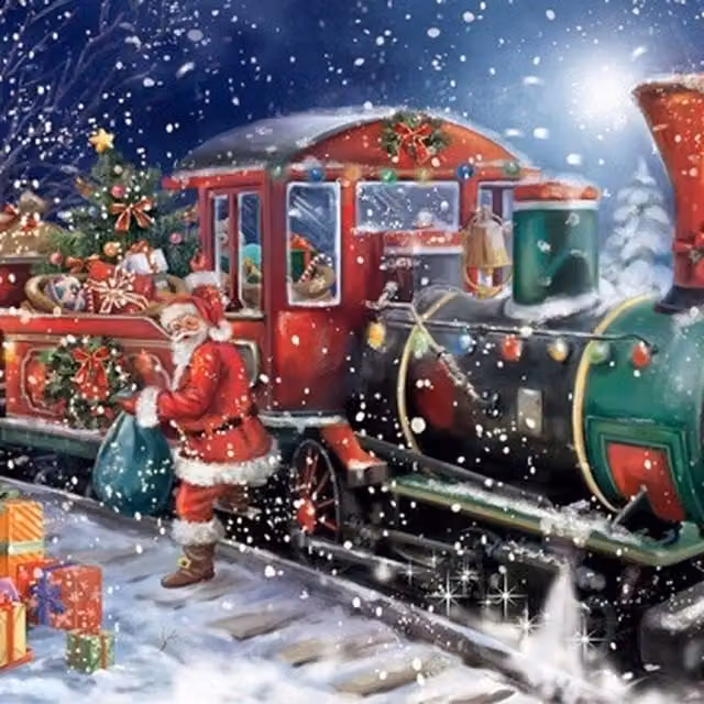 Syntego Polar Express Diamond Art Painting in Multicolour