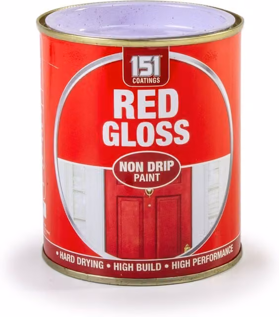 Inspired Essentials Multi-Purpose Gloss Non Drip Paint, Red, 300ml