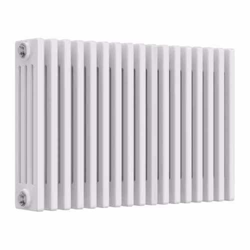 Bathroom Kingdom Reina Colona 4 Column White Steel Wall Hung Radiator H: 78.5 cm – 1