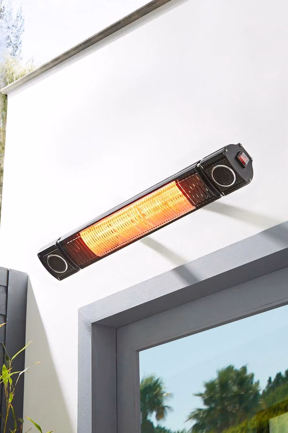 BHS Lighting 2000W Wall Radiant Heater with Bluetooth Speaker in Black – 3