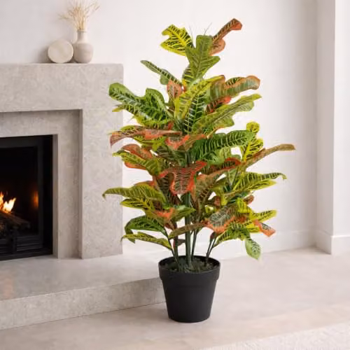 Leaf Design Tropical Artificial Potted Green Plant, Height: 90 cm – 2