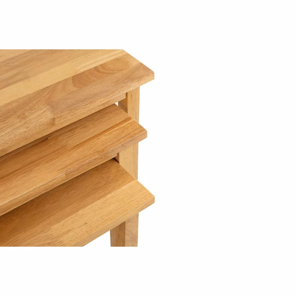 Cheshire Inverlochy Nest Of Tables in Light Oak – 3