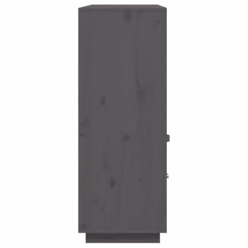 vidaXL Grey Solid Wood Pine Highboard W/D/H: 100 x 40 x 108.5 cm – 5