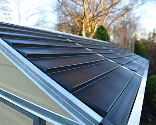 Palram Canopia Skylight Shed in Beige with Polycarbonate Windows and Aluminium Frame, W: 185.4 cm, D: 378.6 cm, H: 217 cm – 4