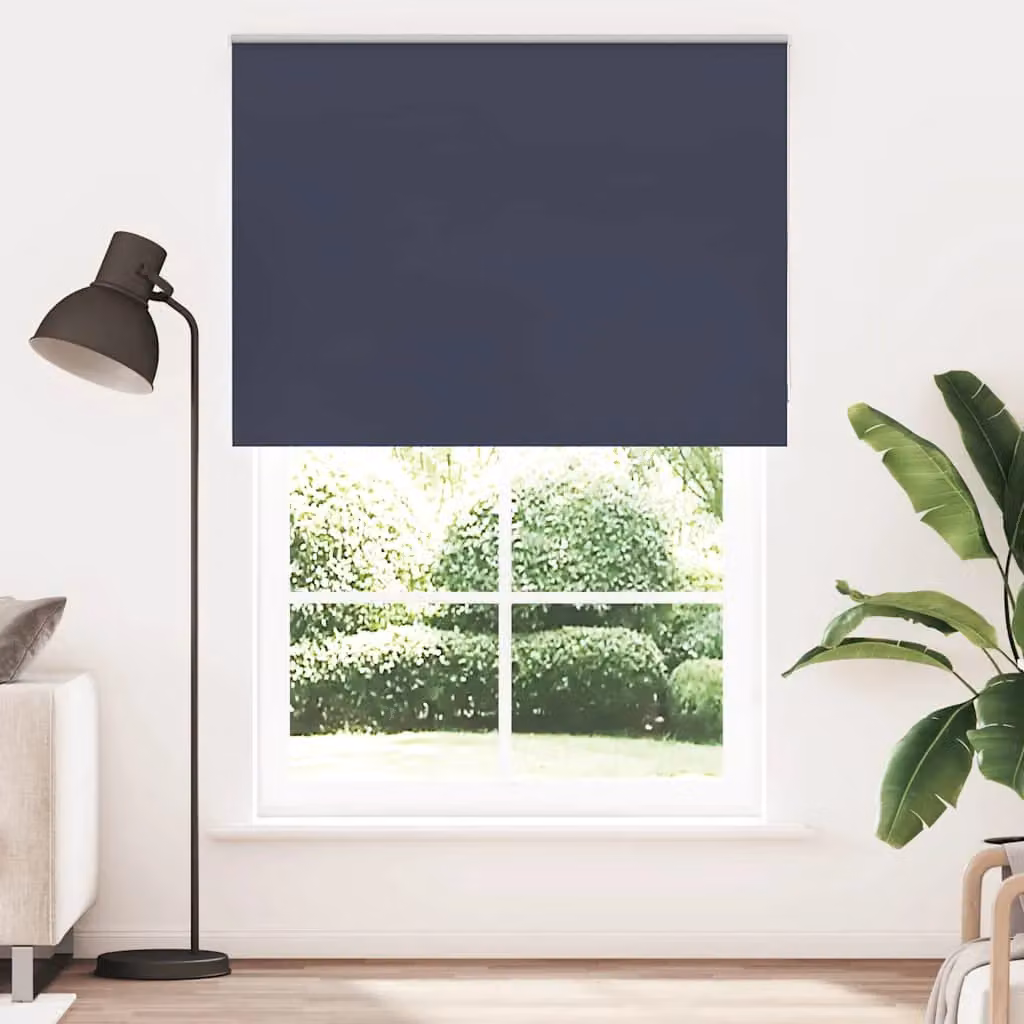 Berkfield Home Blue Marine Blackout Roller Blind, Thermal Insulating Polyester Fabric, W: 165 cm, H: 230 cm – 2