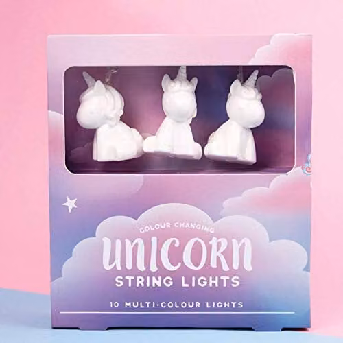 Fizz Creations Multicolour Unicorn Colour Changing LED String Lights – 1