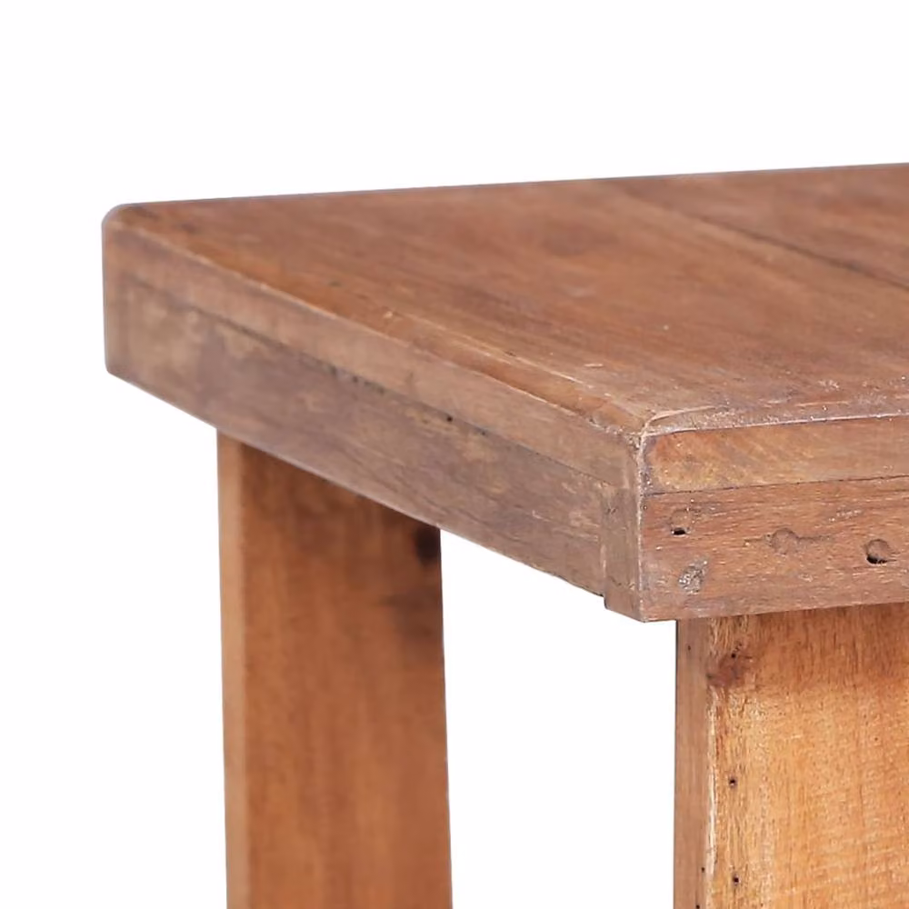 Berkfield Home Rectangular Coffee Table in Brown Solid Reclaimed Wood W/D/H: 60 x 45 x 23 cm – 2