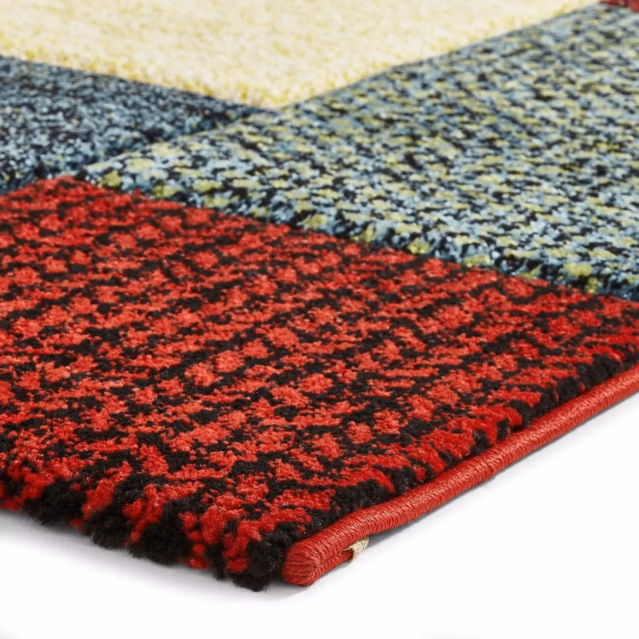 The Rug Shop UK Hand Tufted Modern Geometric Multicolour Area Rug, W: 200 cm, D: 290 cm – 4