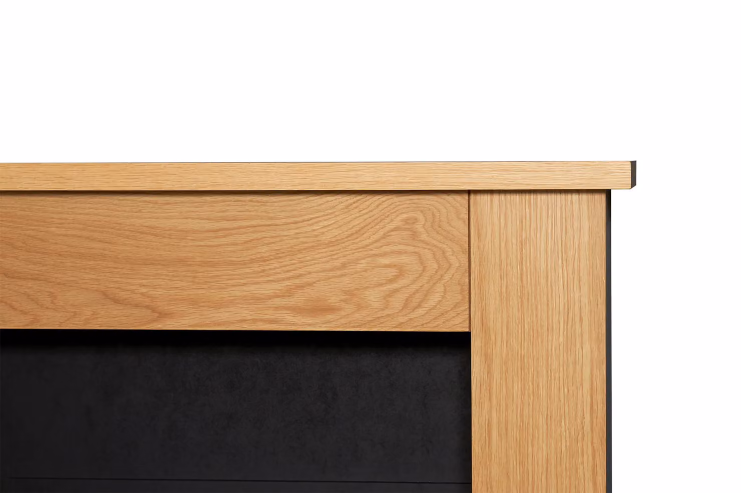 Adam Fires & Fireplaces Adam Chester Electric Stove Fireplace in Oak and Black – 3