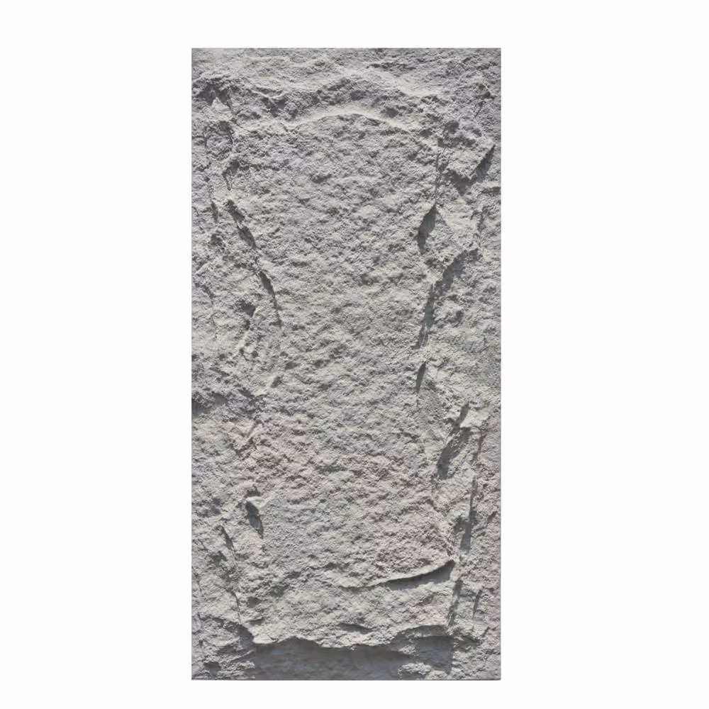 ENER-J Grey Slate Stone Look PU Wall Panel Decorative Cladding, Pack of 2, W: 120 cm, H: 60 cm – 2