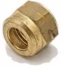 Primaplus Compression Nut 8mm in Grey Brass for Water and Gas