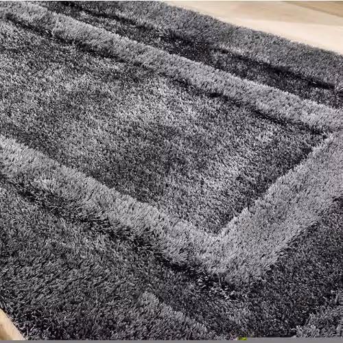Phoenox Textiles Limited Origins Hand Tufted Rectangular Rug, Charcoal Grey, W: 120 cm, D: 170 cm – 4