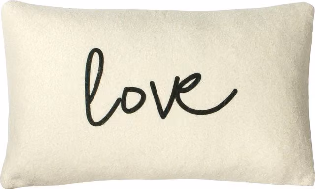 Make it a Home Shearling Breathe Cushion in Beige and White with Feather and Polyester Filling