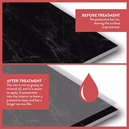 GLEAN Stone Polish Gloss Wax, 300g, Silver, Carnauba and Beeswax Blend for Natural and Man-Made Stone Surfaces – 3