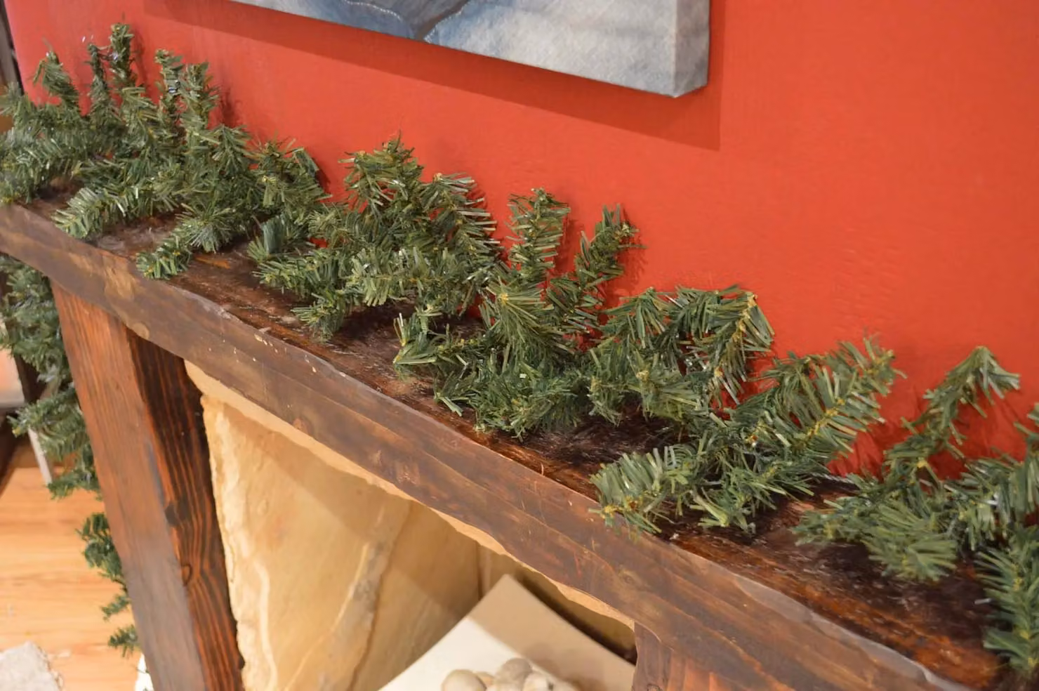 Samuel Alexander Pack of 4 Plain Green Canadian Pine Christmas Garlands – 3