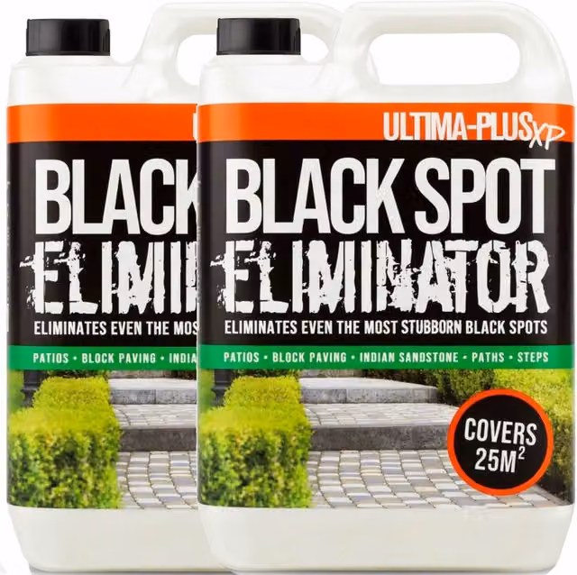 Ultima-Plus XP Black Spot Eliminator for Patio, Stone and Block Paving in Black and White, 2.0 l