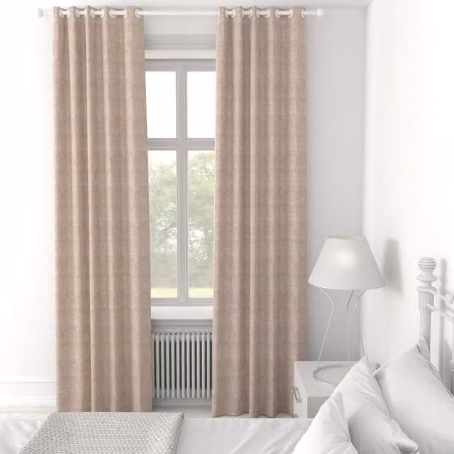 Terrys Padstow Made to Measure Blackout Fabric Panel Curtain in Mauve
