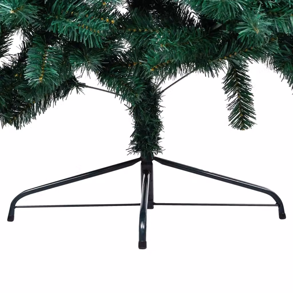 Berkfield Home Artificial Half Pre-lit Christmas Tree with Ball Set, Green, Height: 150 cm – 3
