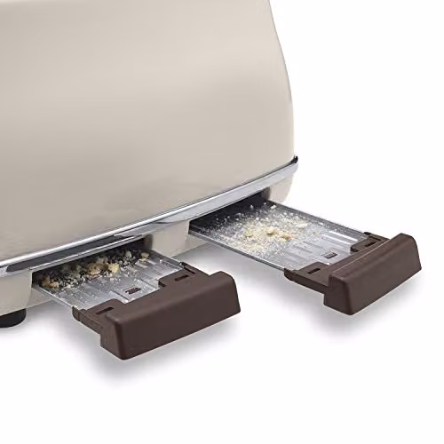 De'Longhi Icona Vintage 4 Slot Toaster with Reheat, Defrost and One-Sided Bagel Settings, CTOV4003BG, Beige – 3