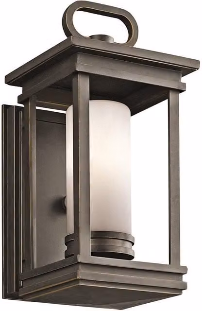Netlighting South Hope Small Outdoor Wall Lantern in Bronze, IP44, E14 – 1
