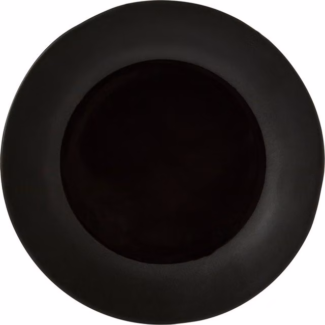 Orsina Black Stoneware Dinner Plate – 1