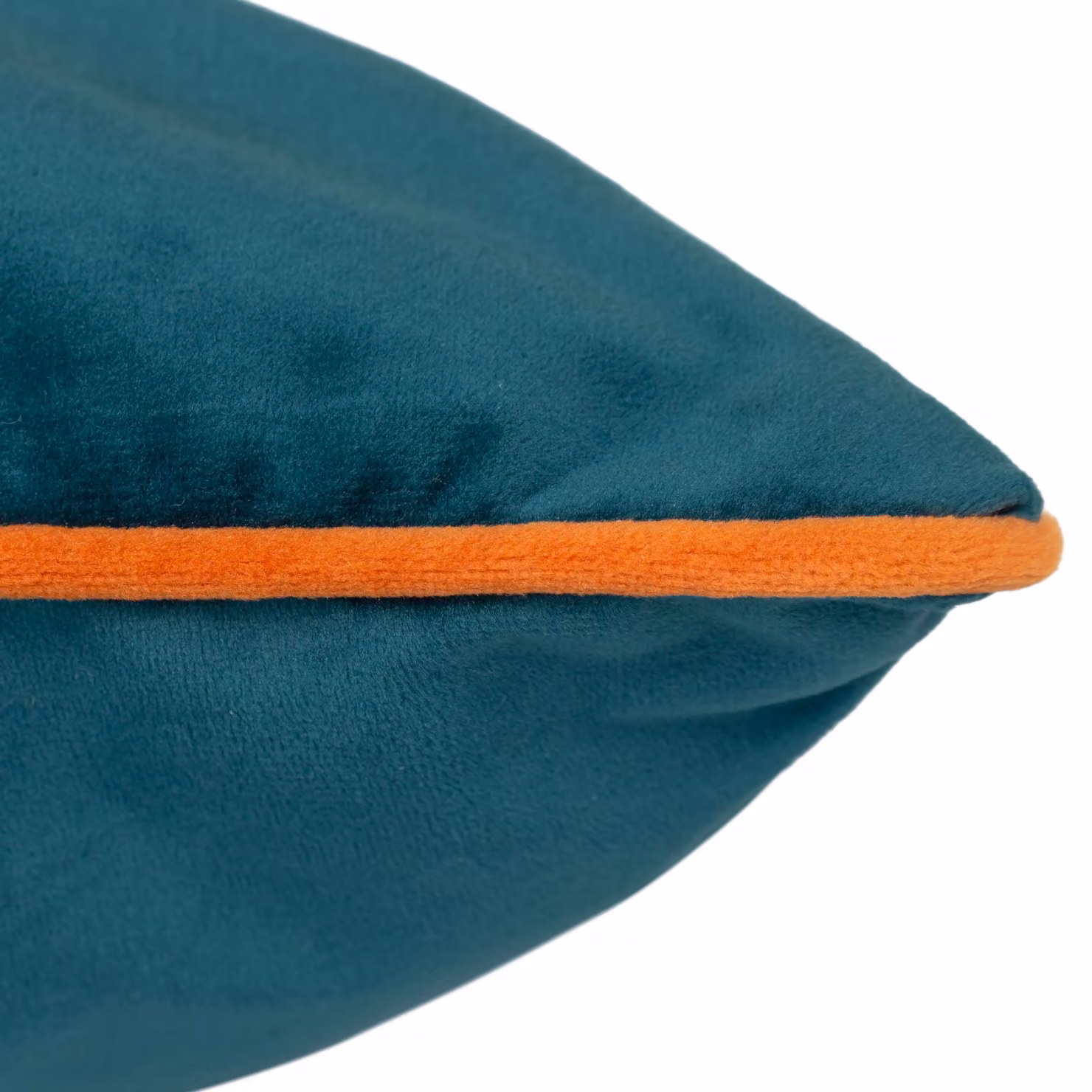 Furn Meridian Square Velvet Cushion in Petrol Blue, W/D/H: 45 x 45 x 45 cm – 4