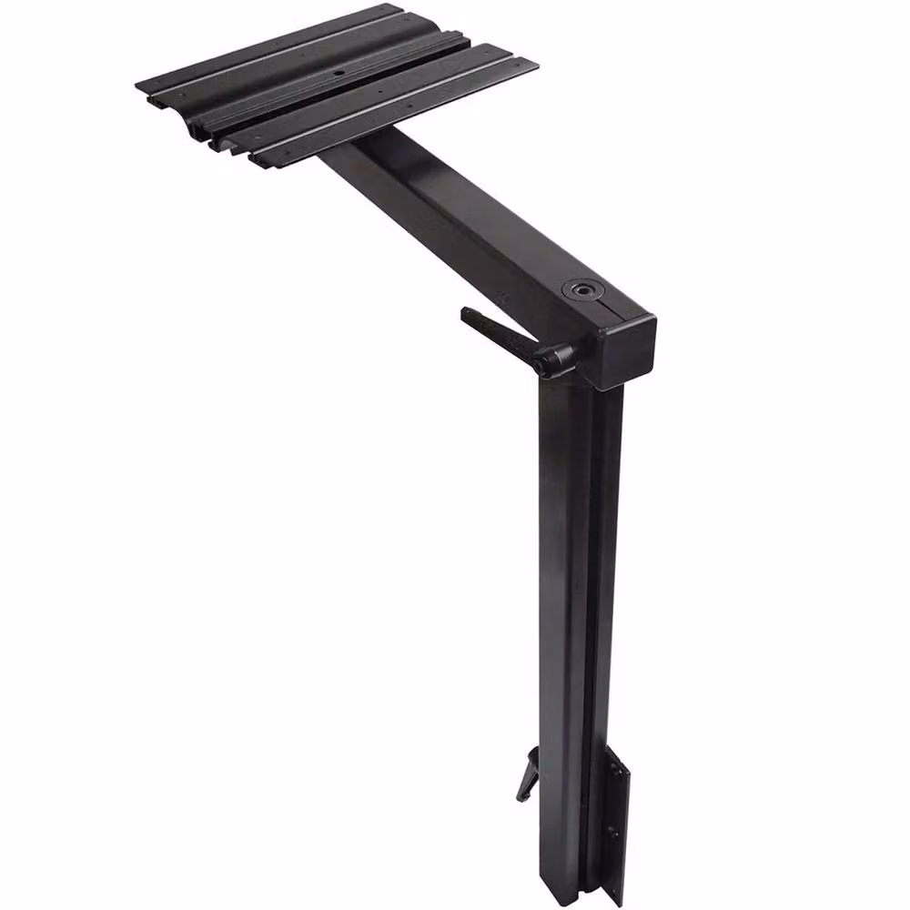 Nordara Table Leg for Caravan, Motorhome, RV or Boat in Black, W: 52 cm, H: 58 cm, D: 52 cm – 4